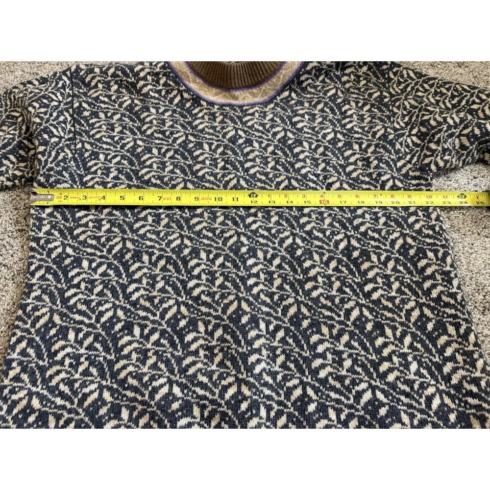 Vintage ESPRIT Sport Fair Isle Sweater Ski School Wool 90s Top Size Large - Picture 7 of 7